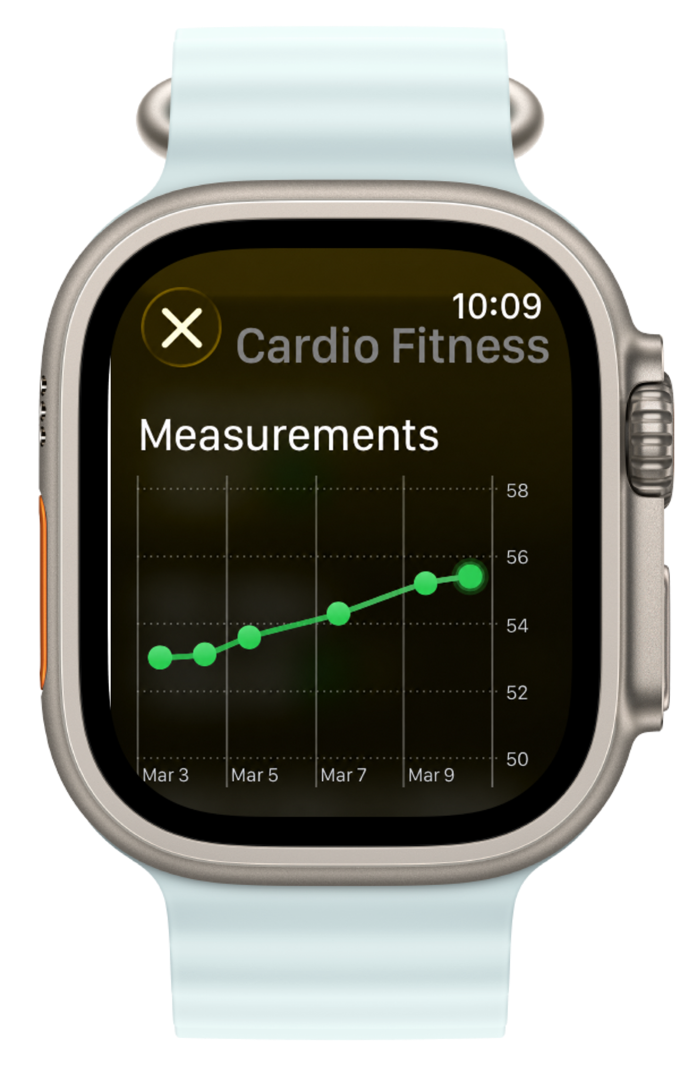 IRL Health Bar Cardio Fitness on Apple Watch