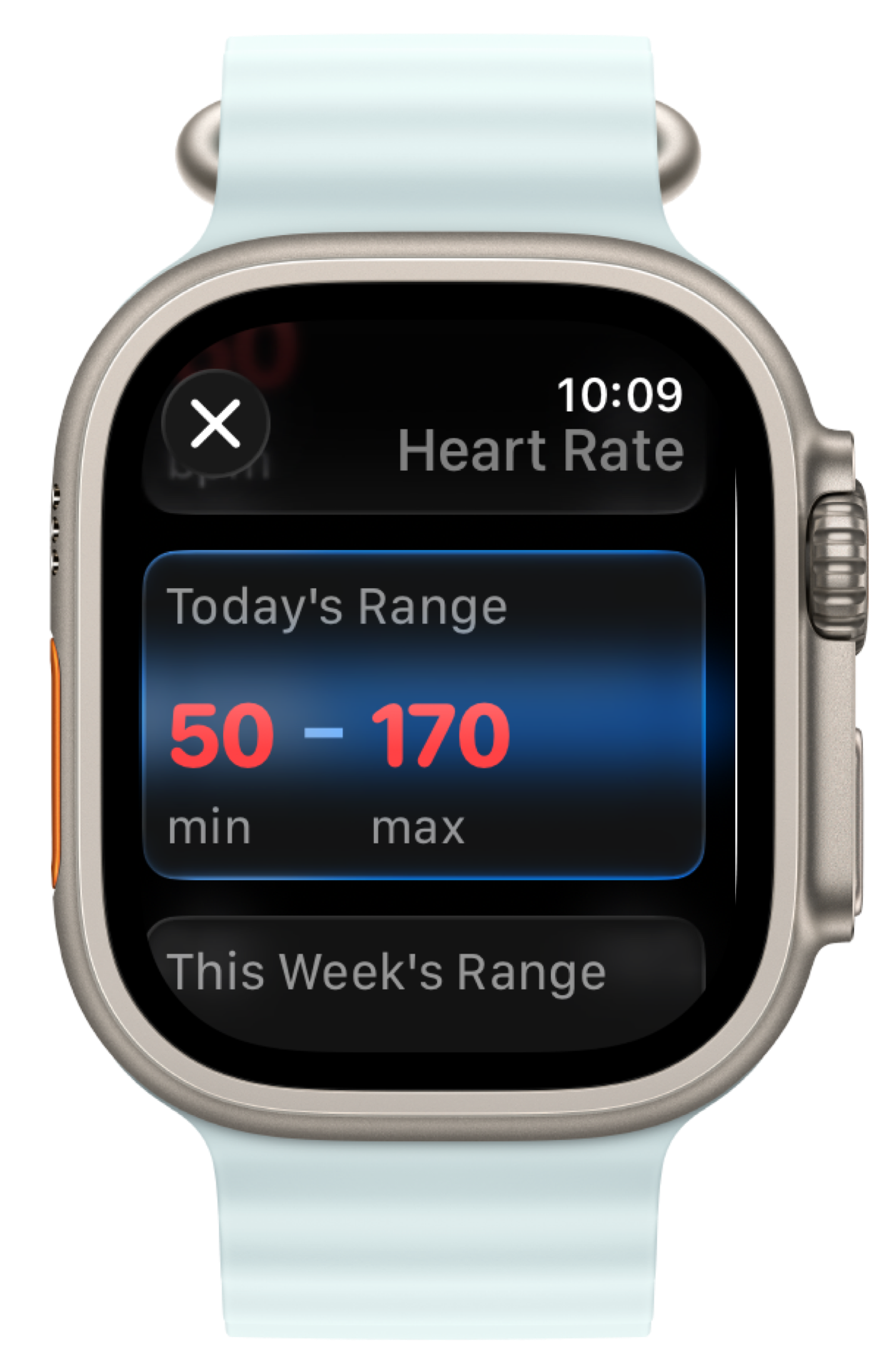 IRL Health Bar Heart Rate on Apple Watch