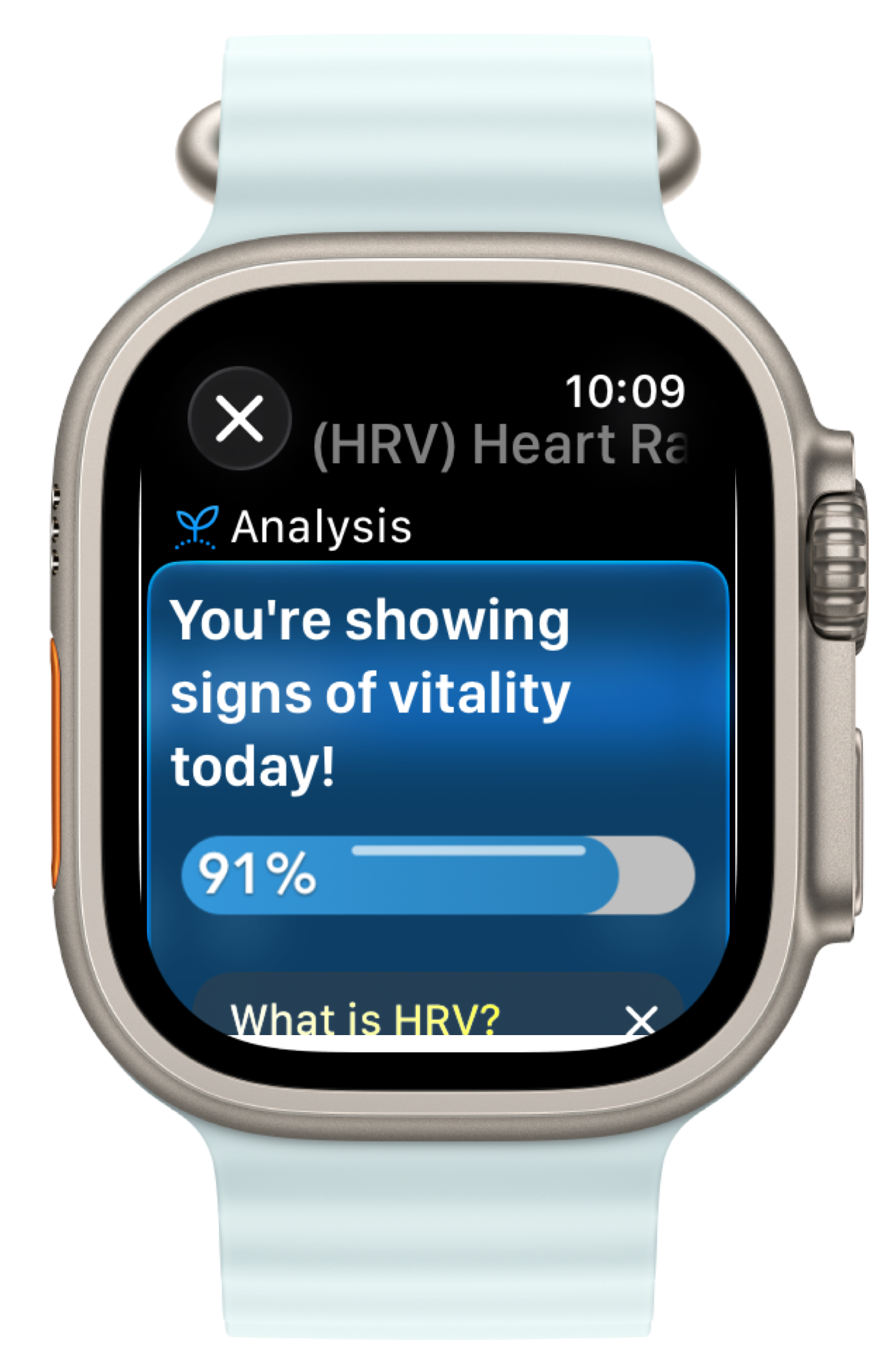 IRL Health Bar HRV on Apple Watch