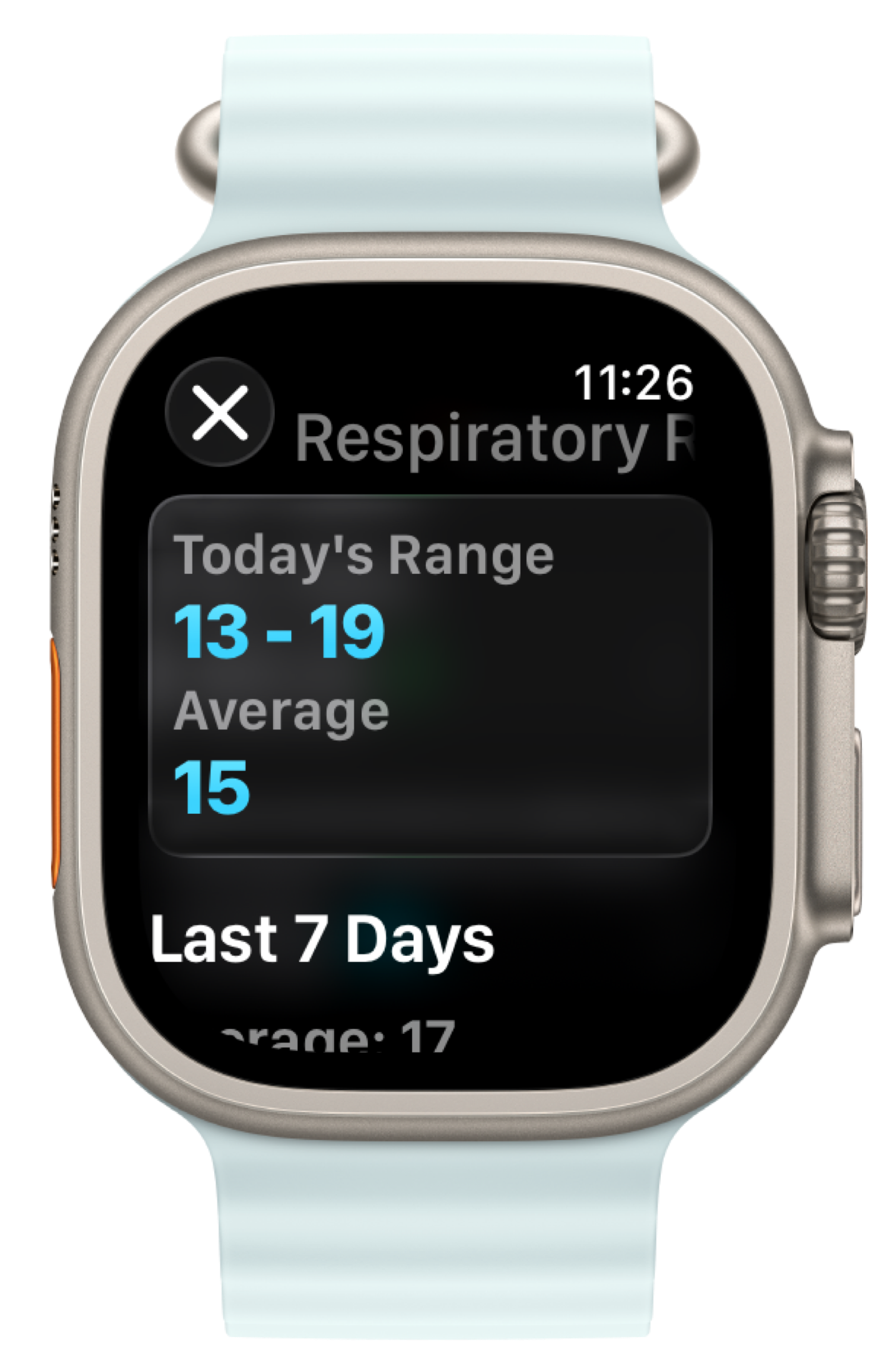 IRL Health Bar Respiratory Rate on Apple Watch