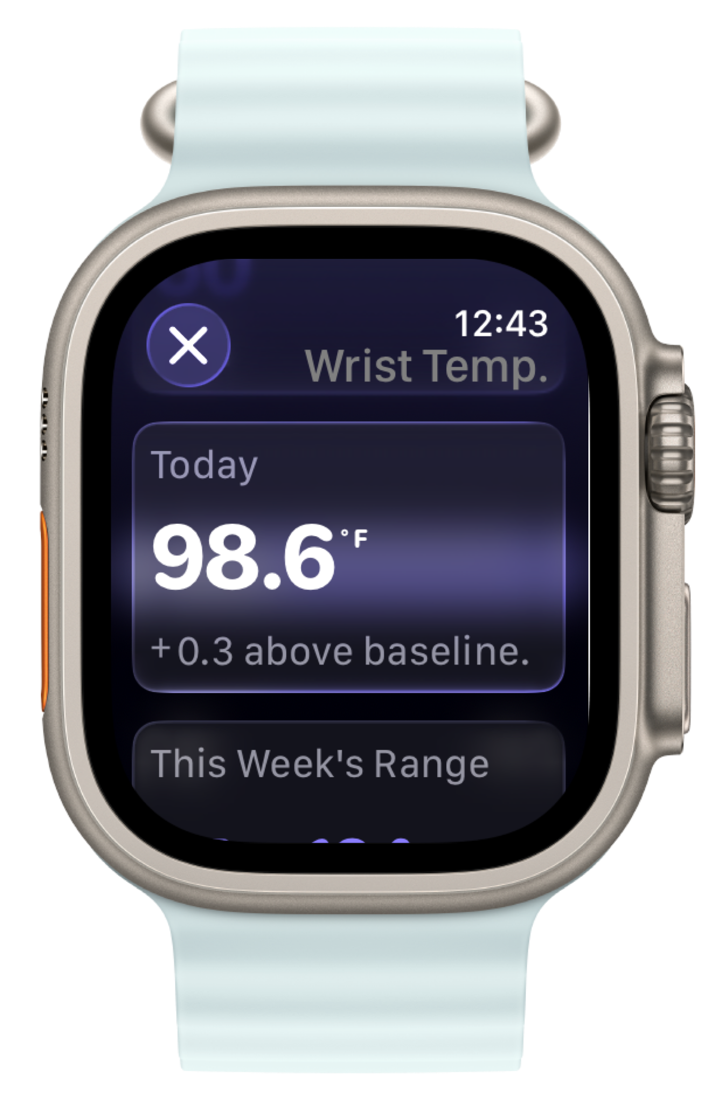 IRL Health Bar Wrist Temperature on Apple Watch